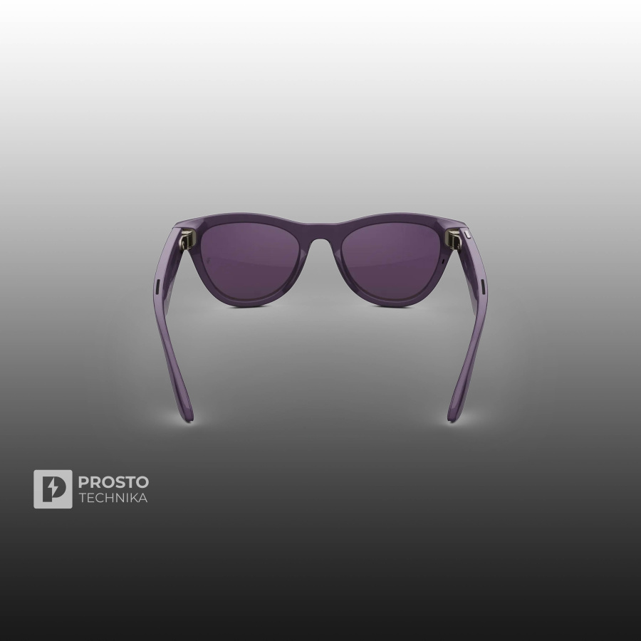 Ray-Ban Skyler (Gen 2) Глянцевый Фиолетовый с Прозрачно-Аметистовыми линзами